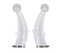 Cow Horn Protector - Soft Silicone Adjustable Protector Set, Anti Injury Safety Guard, Farm Equipment | 9.06 Inch, Cow Horn Protection For Aggressive Livestock Shed Pasture Field Fencing, 1*Pair