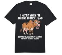 Cow I Hate IT When I’M Talking to Myself Sarcastic Comfort Colors Adult Heavyweight T-Shirt