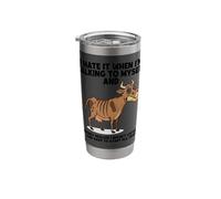 Cow I Hate IT When I’M Talking to Myself Sarcastic Stainless Steel Insulated Tumbler
