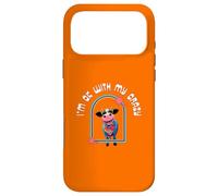 Cow I’m OK With My Crazy Hippie 60’s 70’s Retro Fun Case for iPhone 17 Pro Max