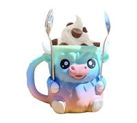 Cow Ice Pint Holder, Ice Cream Cup Holder, Cute Dessert Container, Non Slip Base Fits Ben & Jerry's 16oz, Gift for Cow Lovers