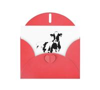 Cow In Black And White Thank You Card Envelope 4x6 Inch Wedding Baby Shower Thank You Bride Shower Business Birthday.