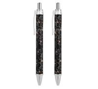 Cow in Witch Hat Cute Ballpoint Pen for Unisex 0.5mm Black Ink Fine Smooth Writing Ball Point Pens