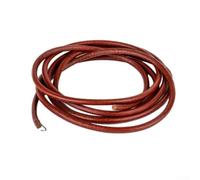 Cow Leather Sewing Machine Motor Belt Red With Hook | cow leather, red color, metal hook end, high toughness, resists breaking