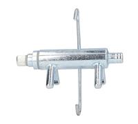 Cow Milking Claw Collector - 16mm Diameter, 4 Milk Cup Holes, Iron Galvanized, Easy Clean, Stable Performance Milking Machine Accessory for Dairy Cattle and Farm Use