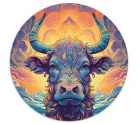 Cow On The Mountain Nature 1000 Piece Puzzle Impossible Jigsaw Puzzles for Adults Challenging Brain Teaser for Teenagers, Family Game Night Fun 67.5x67.5cm