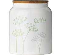 Premier Housewares Cow Parsley Coffee Canister, Cream