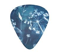 Cow Parsley Guitar Picks 12 Pcs Classical Triangle Guitar Plectrums Includes Thin, Medium & Heavy Gauges 3 Sizes for Bass Electric Acoustic Guitars Ukulele with Organizer Storage Box