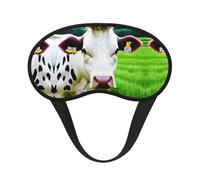 Cow Patterns Print Blackout Sleep Mask - Side Sleeper Eye Cover, Soft Comfort, Perfect for Travel, Meditation