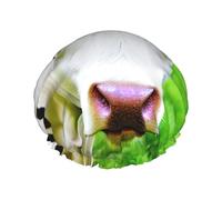Cow Patterns Print Shower Cap, Shower Cap for Women Reusable, Waterproof Bath Cap,Quick Drying Bath Hair Cap