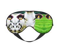 Cow Patterns Print Soft Eye Mask â€“ Comfortable Sleep, Blocks Light, Full Eye Coverage, Ideal for Travel, Meditation