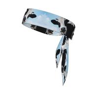 Cow Patterns Print Sports Head Tie Bandanas - Stylish, and Comfortable Athletic Sweatbands for Running, Yoga, Cycling