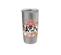 Cow Pig Sheep Goat Chicken Barn Farm Stainless Steel Insulated Tumbler