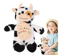 Cow 'Plateau Stuffed, Cow Plateau Plush Toy - Plateau Cow Plush Hugging Animal Plush Pillow | Cute Realistic Doll with Cow and Highland for Birthday, Na