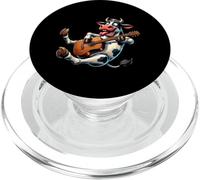 Cow Playing Guitar Funny Country Music Farm Humor PopSockets PopGrip for MagSafe
