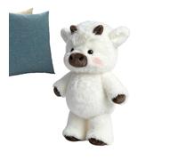 Cow Plush Doll,Home Decoration Stuffed Animal Doll | Sofa Decor Plush Cow Toy | 17.72x9.84x5.91 infor Nursery Bedroom Home Birthday New Year Classroom Reward Photo Prop Kid Boys Girls Children Student