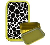 Cow Print 1oz Gold Rectangular tin,Airtight Storage tin, Pill tin, Pocket Tin, Gift Tin