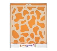 Cow Print - 25.5 x 20cm Flexible Multi-Use Craft & Cake Stencil - Reusable, Mylar, Food Safe, Made in UK - for Cakes, Crafts, Fabric & Furniture
