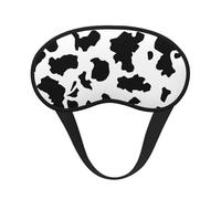 Cow Print Black & White, Full Eye Covers Light Blocking Eye Masks Blackout Sleep Eye Muffs