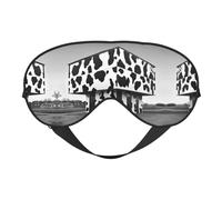 Cow Print Building04 Eye Mask for Sleeping, Sleeping Mask Blocking Out Light Perfectly for Women and Men, Soft and Comfortable Blindfold for Travelling