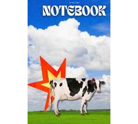 Cow Print Composition Notebook: Cute Aesthetic Cow Pattern Journal: 6 x 9 Inch Hardcover Sketchbook & Daily Diary with Date Section - 100 Pages for everyone