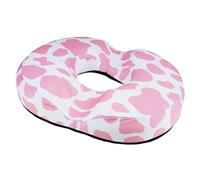 Cow Print Donut Pillow Seat Cushion for Tailbone Pain Relief and Hemorrhoids, Home Office Chair Cushion for Long Sitting Work, Memory Foam Car Seat Cushions for Driving Butt Pain Postpartum Pregnancy