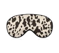 Cow Print Eye Mask, Side Sleeping Mask Light Blindfold Sleeping Mask Nose Pad and Elastic Band for Children Women and Men