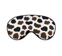 Cow Print Eye Sleep Mask,Super Soft Eye Masks with Adjustable Strap,Ultimate Sleeping Aid,Blindfold,Relax & Relieve Your Fatigue,Puffy Eyes