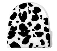 Cow Print Gifts Hat Beanie for Men Women Camo Hats Cap Funny Animal Themed Lover Gifts Accessories Unique Novelty Stuff