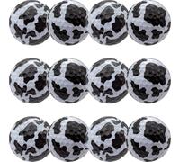 Cow Print Golf Balls One Dozen: • Experience a Touch of Rustic Charm and High-Performance on The Greens - Perfect for Golfers Who Love Whimsical Aesthetics!