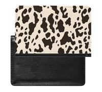 Cow Print Passport Cover Protector Rfid Blocking Passport Holder Id Card Holder Secure Travel Wallet Organizer for Passport Tickets Credit Cards, style, One Size