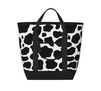 Cow Print Pattern,Lunch Bags Large Capacity Insulated Tote Bag For Women Men Work Picnic Travel