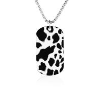 Cow Print Pattern Novelty Pendants Necklaces