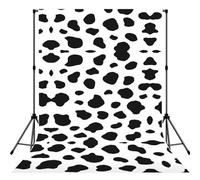 Cow Print Printed Shooting Backdrop Cloth, Soft Wrinkle Free Background, Versatile Studio Display Prop