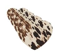 Cow Printed Car Air Freshener Cards for Women Men 4 Pack Cute Car Accessories Long Lasting Scent Car Diffuser Hanging Auto Aromatherapy Tablets Car Fresheners Gifts