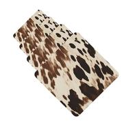 Cow Printed Car Air Freshener Cards for Women Men 4 Pack Cute Car Accessories Long Lasting Scent Car Diffuser Hanging Auto Aromatherapy Tablets Car Fresheners Gifts