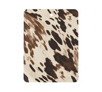 Cow Printed Car Air Freshener Hanging, Long Lasting Scented Car Aromatherapy Tablets, Square Fragrance Scented Cards for Vehicles, Bedroom, Wardrobe Black-style