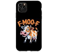 Cow Pun F MOO F Funny Dairy Farm Humor Cartoon Case for iPhone 11 Pro Max