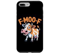Cow Pun F MOO F Funny Dairy Farm Humor Cartoon Case for iPhone 7 Plus/8 Plus