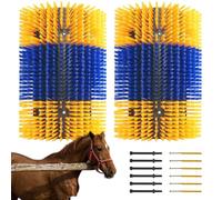 Cow Scratch Brush,Livestock Scratch Brush, Livestock Animal Scratching Massage Brush for Horse, Goat, Cows, Sheep, Pig, Cattle Back Scratching Itch Relief