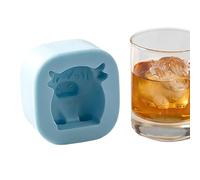 Cow Shaped Ice Mold | Silicone Cow Ice Block Mold for Drinks - Cute Animal Mould,for Kitchen Bar Barbecue Summer Party Social Gatherings Whiskey Cocktail Coffee Lemonade Drinks