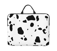 Cow Skin Dalmatians Dog Spots Animal Animals Dalmatian, 14 Inch Laptop Sleeve, Notebook Bag Laptop Case Sleeve Briefcase with Handle