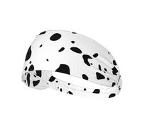 Cow Skin Dalmatians Dog Spots Animal Animals Dalmatian,Sports Sweatband for Unisex Multi Headband Elastic Exercise Hairband