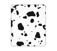 Cow Skin Dalmatians Dog Spots Animal Animals Dalmatian Square Mouse Pad Sewn Edge Design 10&12in
