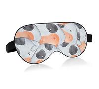 Cow Sleep Mask Blindfold Blackout Cooling Funny Eye Mask for Sleeping with Elastic Strip for Women Man Animal
