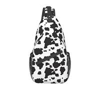 Cow Sling Bag, Chest Bag Daypack, Crossbody Sling Backpack for Travel Sports Running Hiking