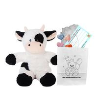 Cow - Soft Plush Toy - 10"/ 25cm Build your own Teddy Bear Kit