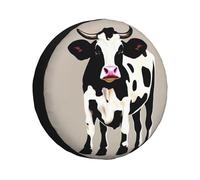 Cow Spare Tire Cover Waterproof Dustproof Car Wheel Protectors Portable RV Universal for RV SUV Truck Trailer Accessories 15
