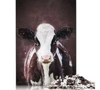 Cow Splatter Puzzle for Adults And Teenagers 500 Pieces Puzzles for Teenagers Gifts Game Toys for Adults 500pcs (52x38cm)