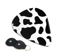 Cow Spot Guitar Plectrum 6-Piece Set For Acoustic Guitar, Electric Guitar, Bass, Ukulele - Thin, Medium And Thick
